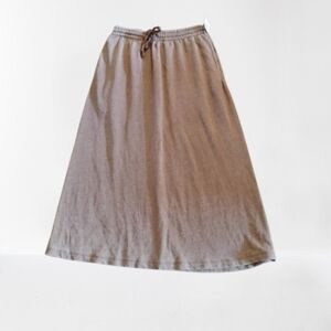 NEW  Free People  Sweatshirt Skirt  Pockets +‎ Drawstring Size s. Brown